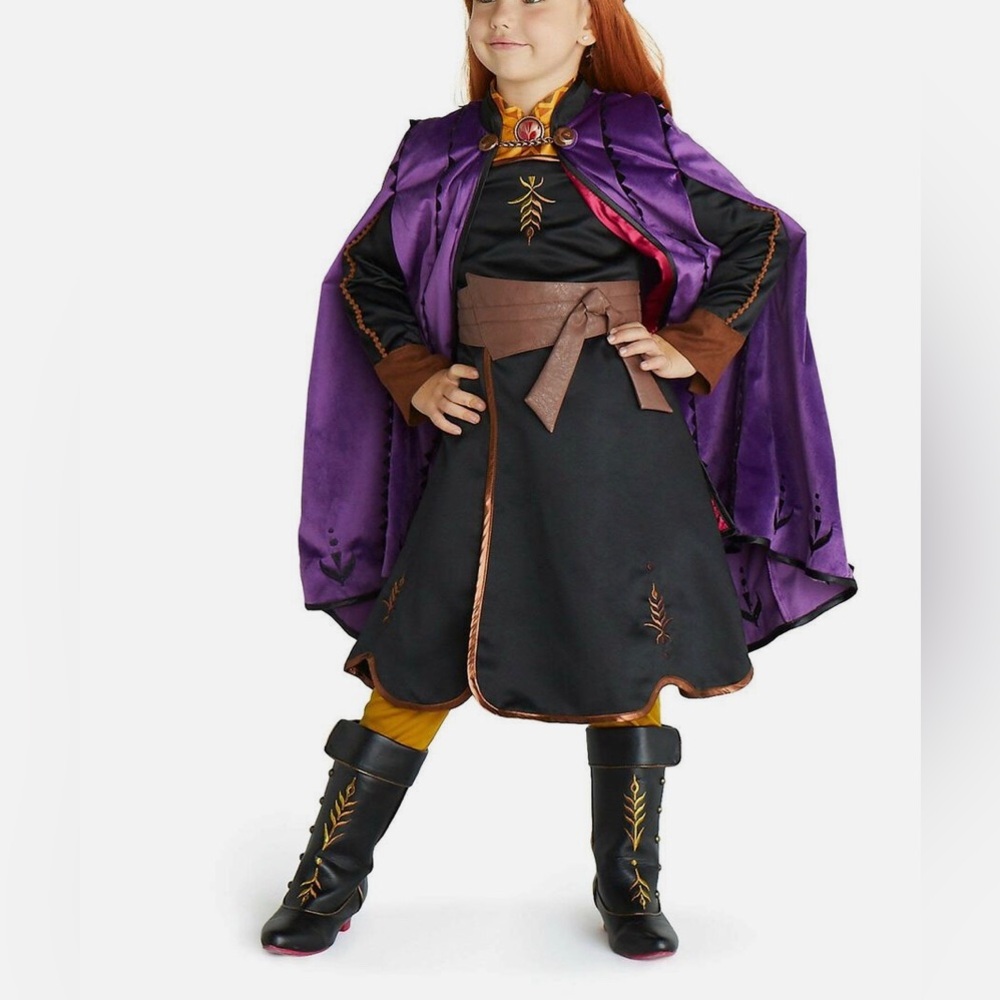 Disney Store Frozen 2 Princess Anna Deluxe Dress Costume size 9/10 new with tags